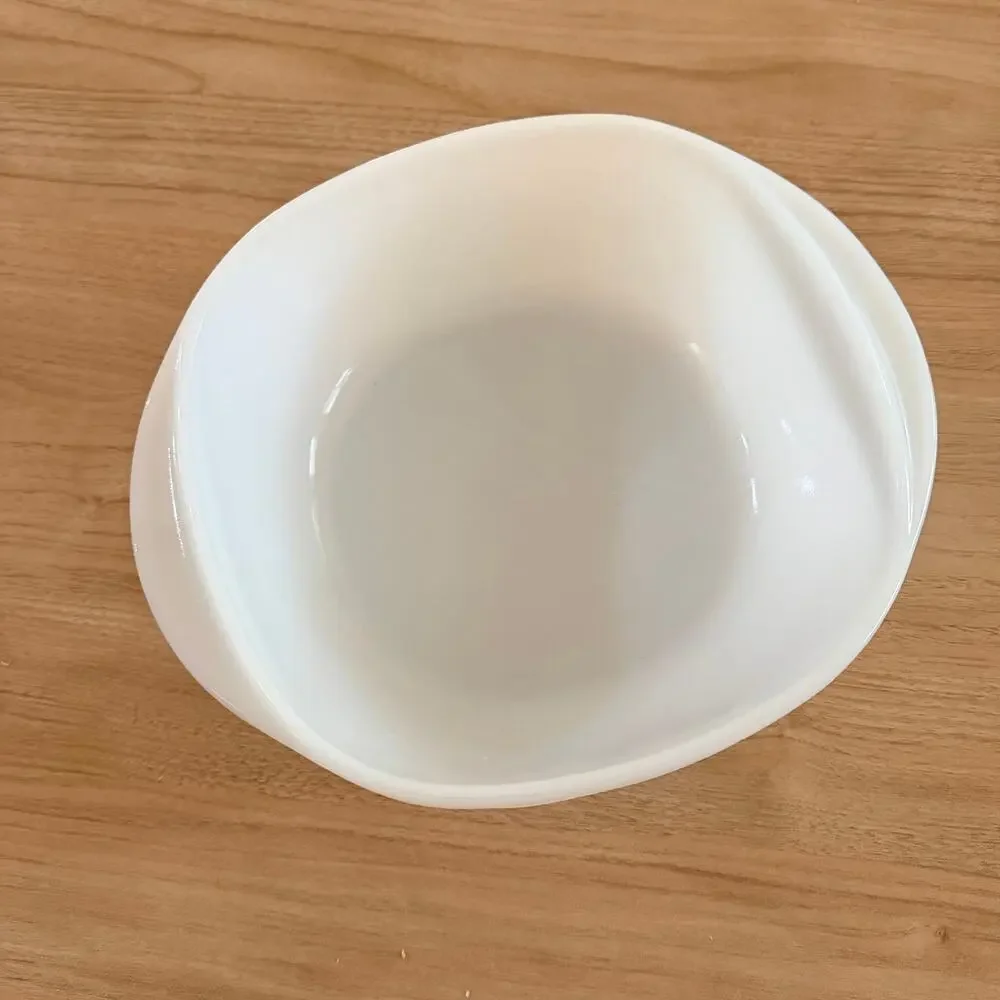 DYNAWARE PYR-O-REY Brown Daisy Bowl Casserole Dish 70s Vintage